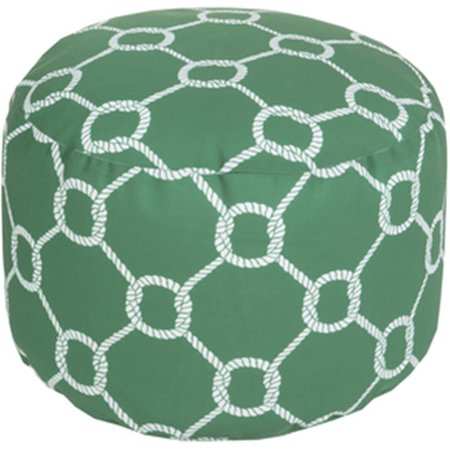 TEMPLETON Rug  Round Emerald Pouf 20 x 13 in. TE1430238